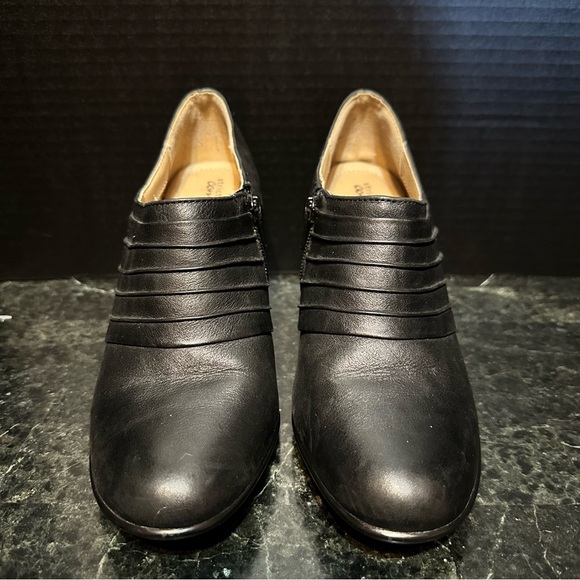 Strictly Comfort Leather Zipper Boot Heel So Comfy! Size 9 - Picture 3 of 9